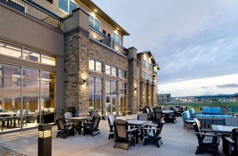 Back Patio of Rapid City Clubhouse